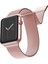 Watch 44MM Uyumlu Metal Hasır Kordon Mesh Band Serisi Rose Gold 2