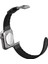 Watch 10 42MM Uyumlu Deri Kordon Hybrid Leather Serisi Siyah 2