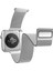 Watch 10 42MM Uyumlu Metal Hasır Kordon Mesh Band Serisi Gümüş 2