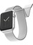 Watch 10 42MM Uyumlu Metal Hasır Kordon Mesh Band Serisi Gümüş 3
