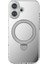 iPhone 16 Plus Magsafe Uyumlu Kılıf Raptic Air Stand Serisi Aynalı Arka Yüzey Standlı Kapak Gri 1