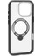 iPhone 16 Pro Kılıf Magsafe Uyumlu Raptic Airjoy Serisi 360 Dönebilen Standlı Kapak Siyah - Gri 3