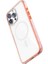 iPhone 16 Pro Kılıf Magsafe Uyumlu Raptic Airjoy Serisi Boncuk Tasarımlı Şeffaf Kapak Turuncu 3