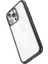 iPhone 16 Pro Max Kılıf Magsafe Uyumlu Raptic Airjoy Serisi Boncuk Tasarımlı Şeffaf Kapak Siyah-Gri 4