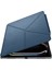 Apple iPad Air 11 2024 Uyumlu Raptic Clear Folio Arkası Şeffaf Katlanabilir Standlı Kılıf Lacivert 3