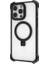 iPhone 16 Pro Kılıf Magsafe Şarj Özellikli Raptic Dual Serisi Şeffaf Standlı Kapak Siyah 5