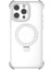 iPhone 16 Pro Max Kılıf Magsafe Şarj Özellikli Raptic Dual Serisi Şeffaf Standlı Kapak Şeffaf 1