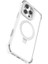 iPhone 16 Pro Max Kılıf Magsafe Şarj Özellikli Raptic Dual Serisi Şeffaf Standlı Kapak Şeffaf 2