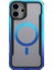 iPhone 16 Pro Max Kılıf Magsafe Uyumlu Airbagli Raptic Shield 2.0 Serisi Şeffaf Kapak Turkuaz 1