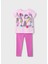 Yazlık Kız Çocuk Baskılı T-Shirt Tayt Takım - Pembe 1