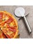 Metal Saplı Pizza Ruleti: Paslanmaz Çelik Pizza Kesme Bıçağı, Profesyonel Kesim Için Dayanıklı Tasarım 1