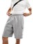 Sportswear Clup Cargo Short Erkek Gri Şardonlu Spor Şort 2