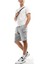 Sportswear Clup Cargo Short Erkek Gri Şardonlu Spor Şort 5