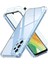 Samsung Galaxy A53 Kılıf Köşe Korumalı Darbeye Dayanıklı Antişok Şeffaf Silikon Kapak + 9h Ekran Koruyucu Cam 2in1 Set 1