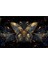Golden Butterfly Kanvas Tablo 2