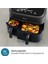 Serisi Çift Hazneli 9 Lt Airfryer Siyah Fritöz 5