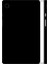 Samsung Galaxy Tab A9 ile Uyumlu Mat Siyah Desenli Arka Kaplama(Ürün Kılıf Değildir!!) 1