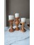 3'lü Silindir Kalın Mum Çapı: 5,8 cm Boyu: 6 cm 3301000000874 2