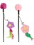 Çiçekli Kedi Oyun Oltası 53 cm 1