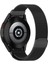 Samsung Galaxy Watch 5 Serisi 40-42-44Mm Hasır Örgü Metal Kordon 4