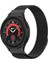 Samsung Galaxy Watch 5 Serisi 40-42-44Mm Hasır Örgü Metal Kordon 5
