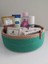 Tekno Trust Yeşil Hasır Sepet Hasır Sepet Düzenleyici Organizer Dekorasyon Hediyelik - 23 x 7 cm 4