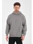 Unisex 3 İplik Şardonlu Kapüşonlu Sweat 5