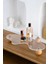 Ahşap Top Ayaklı Gümüş Düğmeli Şeffaf Organizer Düzenleyici Stant 4