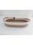 Tekno Trust Oval Hasır Sepet Dekorasyon Salon Moda El Emeği Handmade Sanat Tarz - 30 x 17 x 6 cm 1