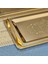 Tuğba Gold Kaplama 1mm Paslanmaz Çelik 2li Tepsi 18/10 1