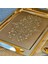 Tuğba Gold Kaplama 1mm Paslanmaz Çelik 2li Tepsi 18/10 2