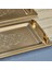 Tuğba Gold Kaplama 1mm Paslanmaz Çelik 2li Tepsi 18/10 3