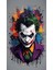 Araç Kapı Direği Kaplama Folyosu Uv Baskılı 2'li Set 22X49 cm - Joker Desenli 2