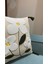 Çiçek Püsküllü Keten Dekoratif Kırlent Kılıfı Yastık Kılıfı 1 Adet 43 x 43 cm 3