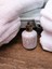 Pembe Bronz Kapaklı Soap Yazılı Sabunluk Banyo Mutfak Cam Sabunluk 1