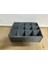 Tekno Trust Dolap İçi Düzenleyici Organizer Ayarlanabilir 3 x 4 Dolap Duzenleyıcı 3 x 4 Gri 2