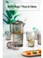 Akrilik Füme Sürahi 2,3 Lt Ve 6'Lı & Su Meşrubat Kahve Yanı Bardağı 400 Ml Seti ( Cam Değildir ) 1