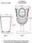 Akrilik Bal Tekli Kadeh & Su Meşrubat Kahve Yanı Bardağı 450 ml ( Cam Değildir ) 4
