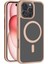 iPhone 16 Pro Magsafe Şarj Özellikli Mat Arka Yüzey Rose Gold Sio Kapak & Kılıf 1