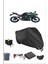 Kawasaki Ninja 500 Se Için Kilit Uyumlu Siyah Motosiklet Branda, Güvenli, Su Geçirmez 1