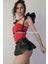 Deri Elbise, Deri Takım Harness Elbise, Dansçı Elbisesi, Sekssi Dansçı Kostüm BRF1001 5
