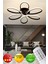 Linup Modern Plafonyer Tavana Sıfır Avize 3 Renk Kumandalı 3