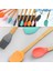 Ahşap Saplı Renkli Fırça, Kaşık,servis Kaşığı,spatula, Karıştırıcı Mutfak Seti 1