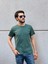 Erkek Bisiklet Yaka Tişört Regular Pamuk T-Shirt 2