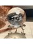 Dekoratif Metal Ayaklı Gül Tasarımlı 3D Cam Küre 6 cm 1