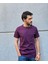 Erkek Bisiklet Yaka Tişört Regular Pamuk T-Shirt 2