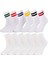 12'li Paket Casual-Spor-Kolej -Tenis Çorabı (Çemberli ve Beyaz) 1