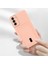 Samsung Galaxy S24 Uyumlu Kılıf Zebana Kartlıklı Sweet Yumuşak Silikon Kılıf Rose Gold 2