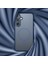 Samsung Galaxy S25 Uyumlu Kılıf Zebana Fros Silikon Kılıf (Kablosuz Şarj Destekli) Lacivert 3