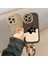 Apple iPhone 13 Pro Max Uyumlu Kılıf Zebana El Bilekli Cat And Puppy Silikon Kılıf Bej 3